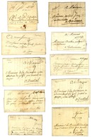 Lot De 18 Marques Postales Différentes Du 18ème Siècle Du Pas De Calais. Très Forte Cote. - TB. - 1701-1800: Precursores XVIII