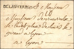 DELAUTERBOURG (L N° 1). 1743. (cote : 550). - TB. - R. - 1701-1800: Precursors XVIII
