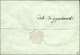 '' Deb. De Querhoent '' Sur Lettre Avec Texte Daté 1789. - TB / SUP. - R. - Other & Unclassified