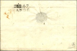 DEB. 47 / CANDE Sur Lettre Avec Texte Daté 1814. - TB / SUP. - R. - Other & Unclassified