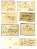 Sélection De 8 Marques Postales Des Basses Pyrénées (1 PD, 4 PP, 2 DEB Et 1 Février 28). - TB Et SUP. - Other & Unclassified
