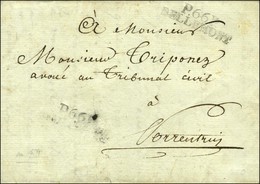 P.66.P. / DELLEMONT Sur Lettre Avec Texte Daté An 12. - TB. - R. - Otros & Sin Clasificación