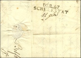 DEB. 67 / SCHELESTAT Sur Lettre Avec Texte Daté 1823. - TB / SUP. - R. - Other & Unclassified