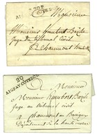 Lot De 2 Lettres : 20 / AIGNAY COTE D'OR 1812 Et P.20.P / AIGNAY COTE D'OR 1812. - TB. - 1701-1800: Précurseurs XVIII