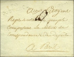 70 / JOUVENCE à Sec (NR De St Gengoux Le Royal) Sur Lettre Avec Texte Partiel Daté An 3, Adressée En Franchise Aux Repré - 1701-1800: Précurseurs XVIII