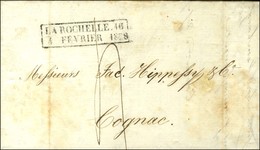 Cachet D'essai Encadré De Février 28 : LA ROCHELLE 16 / 4 FEVRIER 1828. - TB / SUP. - R. - Otros & Sin Clasificación