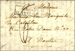 Cachet D'essai Encadré De Février 28 : ORLEANS 43 / 17 FEVRIER 1828. - TB. - R. - Other & Unclassified