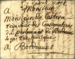 Lettre Avec Texte Daté De Villefranche Le 20 Avril 1779. Au Recto, Mention Manuscrite '' Port Payé '' (L N° 11). - TB. - Other & Unclassified