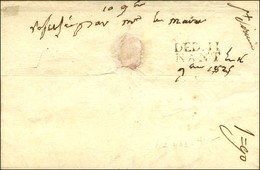 DEB. 11 / NANT Sur Lettre De Metz. 1825. - TB. - R. - Autres & Non Classés