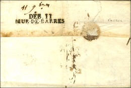 DEB. 11 MUR-DE-BARRES. 1821. - TB / SUP. - R. - Other & Unclassified