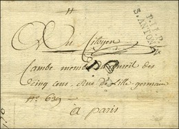 P.11.P. / S.ANTONIN Sur Lettre Pour Paris. A L'arrivée P.P. BONNET PHRYGIEN. An 8. - SUP. - Other & Unclassified