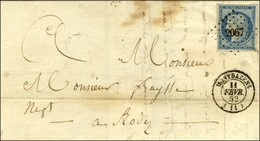 PC 2067 / N° 4 Càd T 15 MONTBAZENS (11). 1852. - SUP. - Other & Unclassified