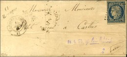 PC 553 / N° 4 Càd T 15 CAMARES-S-DOURDON 11 Cursive 11 / Brusque. 1853. - TB. - R. - Other & Unclassified