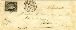Grille / N° 3 (léger Pli) Càd T 15 VILLEFRANCHE-DE-ROUERGUE 11 Cursive 11 / Najac. 1850. - TB. - R. - Other & Unclassified