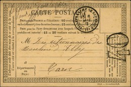Càd T 17 VILLEFRANCHE DE ROUERGUE (11) Taxe 40 DT Sur Carte Précurseur Pour Albi. 1877. - SUP. - R. - Other & Unclassified