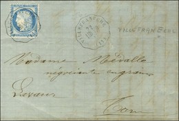 CONV. STAT. VILLEFRANECHE / LIM. TOU (11) / N° 60 Sur Lettre Pour Lavaur. 1876. - TB / SUP. - Other & Unclassified