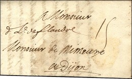'' De L De Flandre '' Sur Lettre Daté Au Camp De Louvain Le 2 Septembre 1705. - TB / SUP. - R. - Sellos De La Armada (antes De 1900)