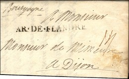 AR.DE.FLANDRE Sur Lettre Avec Texte Daté Au Camp De Keuvain Le 25 Octobre 1706. - TB. - R. - Sellos De La Armada (antes De 1900)