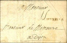 Lettre Avec Texte Daté De Bruxelles Le 17 Mai 1705. Au Recto, BRVXELLES. - TB. - R. - Marques D'armée (avant 1900)