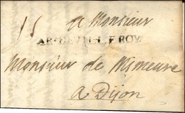 AR.DE.VILLEROY Sur Lettre Avec Texte Daté Au Camp De Nignamont Le 29 Mai 1705. - B / TB. - RR. - Sellos De La Armada (antes De 1900)