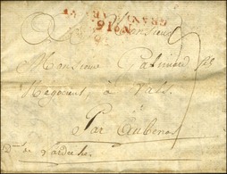 N° 16 / GRANDE ARMEE Rouge Sur Lettre Avec Texte Daté Du Camp De Krolkoritz Le 25 Juillet 1813. - TB. - R. - Marques D'armée (avant 1900)