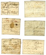 Lot De 6 Lettres De Militaires Dont 2 Marques Postales De La Grande Armée (1806 à 1812). - B / TB. - Marques D'armée (avant 1900)