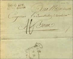 Don O ARM. / SAMBRE ET MEUSE Sur Lettre Avec Texte Daté De Neuss Le 11 Brumaire An 4 Adressée à Bonn, Au Verso DEBOURSES - Army Postmarks (before 1900)