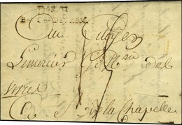 Don B / Bau Cal DES ARM Sur Lettre Avec Texte Daté De Liège Avec En-tête Imprimé Armée De Sambre Et Meuse Pour Aix La Ch - Army Postmarks (before 1900)