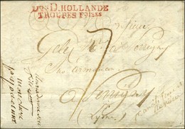 Don D HOLLANDE / TROUPES Foises Rouge (non Signalé En Rouge) Sur Lettre Avec Texte Daté De Zutphen Le 6 Messidor An 12.  - Army Postmarks (before 1900)