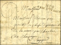 N° 9 / ARM. D'ITALIE Sur Lettre Avec Texte Daté De Vérone Le 16 Avril 1808. - TB / SUP. - Army Postmarks (before 1900)