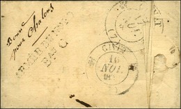 Càd T 12 AGEN Sur Lettre Adressée à Un Lieutenant Colonel Au 19 D'Infanterie Légère à Givet, Réexpédiée à Chalons-sur-Ma - Army Postmarks (before 1900)