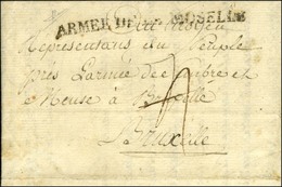 ARMEE DE LA MOSELLE Sur Lettre Avec Long Texte Non Daté. - TB. - Army Postmarks (before 1900)