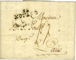 85 / MONACO Sur Lettre Avec Texte Daté De Port Maurice Le 7 Avril 1798, Acheminée Jusqu'à Monaco Pour Paris. - TB. - 1792-1815: Départements Conquis