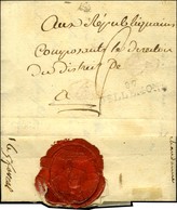 87 / DELLEMONT Sur Lettre Avec Texte D'un Chef De Bataillon Des Grenadiers De La Haute-Saône Concernant La Recherche Des - 1792-1815: Départements Conquis
