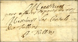 '' Pour Les Affaires Expresses Du Roy '' Sur Lettre Avec Texte Daté De St Marcellin 1690. - TB. - RR. - Cartas Civiles En Franquicia