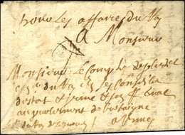 '' Pour Les Affaires Du Roy '' Sur Lettre Avec Texte Daté 1675. - TB. - R. - Lettres Civiles En Franchise