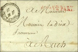 Cachet Orné BUREAU ROYAL DE CORRESPONDANCE GENERALE / PORT FRANC (+ 3 Fleurs De Lys) (S. N° 9087) Sur Lettre Avec Texte  - Lettres Civiles En Franchise