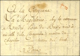 Lettre Avec Long Et Bon Texte Daté De Ste Pélagie Le 3 Nivôse An 2 Acheminée Par La Petite Poste. - TB / SUP. - R. - Lettres Civiles En Franchise