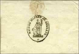 Cachet Orné MAISON D'ARRET DE L'ABBAYE (S N° 9551) Sur Lettre Avec Texte Daté Le 30 Thermidor An 7. - SUP. - R. - Lettres Civiles En Franchise