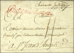 ' Postes Près Les Anc. ' Rouge (S N° 885) Sur Lettre Avec Bon Texte Daté De Paris Le 12 Frimaire An 6. - TB / SUP. - R. - Cartas Civiles En Franquicia