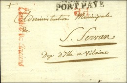 CONSEIL DES ANCIENS + P.P. Rouge (S. N° 886B) Sur Lettre Avec Texte Daté De Paris An 7. - TB. - Lettres Civiles En Franchise