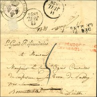 ' Le Grand Référendaire ' (S. N° 3981) Sur Lettre Avec Texte Daté De Paris 1826 Adressée Au Mans, Réexpédiée à Bonnetabl - Civil Frank Covers