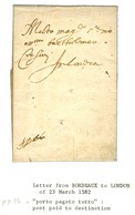 Lettre Avec Texte Daté De Bordeaux Le 23 Mars 1582 Adressée à Londres Par Corsini. - TB. - R. - Autres & Non Classés