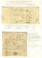 Lot De 11 Lettres De Grande Bretagne Vers La France, Ostende Et Genève Entre 1733 Et 1774. - TB. - Other & Unclassified