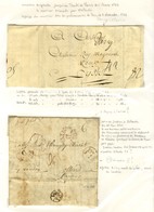 Lot De 11 Lettres De Grande Bretagne Vers La France, Ostende Et Genève Entre 1733 Et 1774. - TB. - Andere & Zonder Classificatie