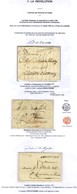 Lot De 13 Lettres Entre La Grande Bretagne Et La France Pendant La Révolution Entre 1789-1802. - TB. - Autres & Non Classés