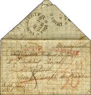 Marque Postale Rouge ANGLETERRE Sur Lettre Avec Long Texte Pour Le Grand Duché De Bade. Au Verso, Cachet DORCHESTER. Au  - Sonstige & Ohne Zuordnung