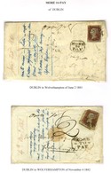 Lot De 2 Lettres Insuffisamment Affranchies De Dublin. - TB. - Sonstige & Ohne Zuordnung