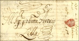 Lettre Avec Texte Daté D'Amsterdam 1695 Pour Lille, Au Recto Mention De Taxe. - TB / SUP. - Otros & Sin Clasificación