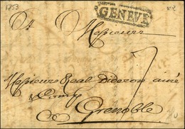 GENEVE Sur Lettre Avec Texte Daté 1753. - TB. - Other & Unclassified